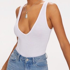 PLT white bodysuit
